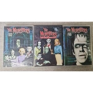 The Munsters TV Show Lot - Season One, Season Two & Two Movie Fright Fest DVD's